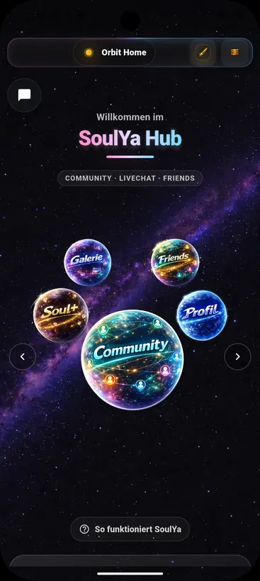 SoulYa App Vorschau